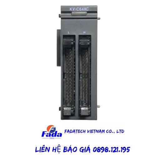 Mô-đun đầu vào KV-C64XC Keyence chính hãng giá tốt, new 100% tại Fadatech Việt Nam 3 KV C64XC