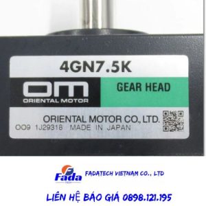 Hộp Giảm Tốc Oriental 4GN7.5K chính hãng giá tốt, new 100% tại Fadatech Việt Nam