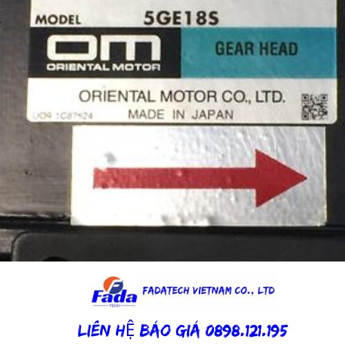 Hộp Giảm Tốc Oriental 5GE18S chính hãng giá tốt, new 100% tại Fadatech Việt Nam 5 5GE18S1