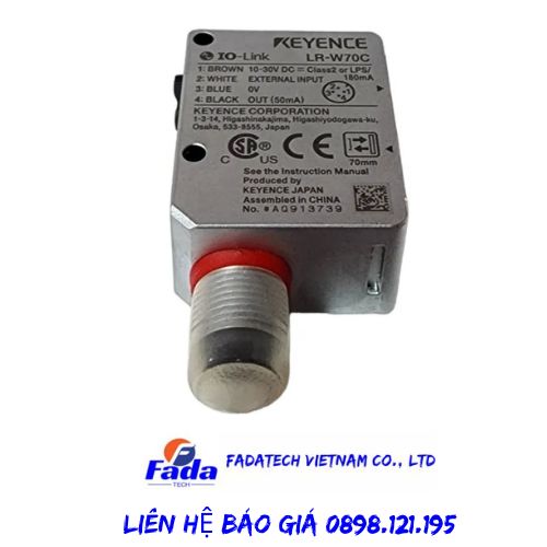 Cảm biến quang điện Keyence LR-W70C chính hãng giá tốt, new 100% tại Fadatech Việt Nam 4 LR W70C