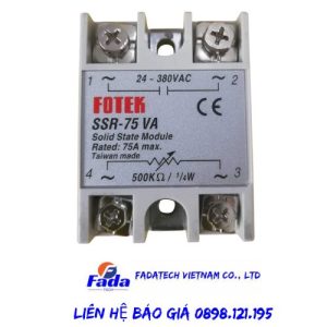Rơ le bán dẫn FOTEK SSR-75VA chính hãng giá tốt, new 100% tại Fadatech Việt Nam