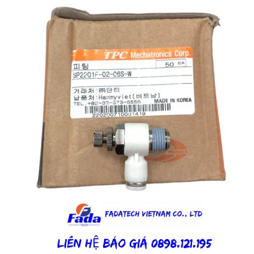 Van tiết lưu TPC SP2201F-02-06S chính hãng, new 100% có sẵn hàng tại kho Fadatech Việt Nam 4 SP2201F 02 06S