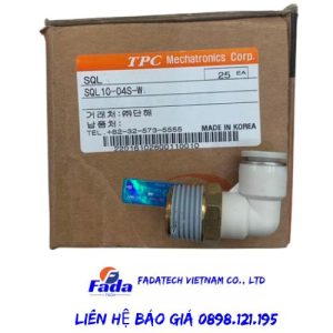 Đầu nối chữ L TPC SQL10-04S-W chính hãng, new 100% có sẵn hàng tại kho Fadatech Việt Nam