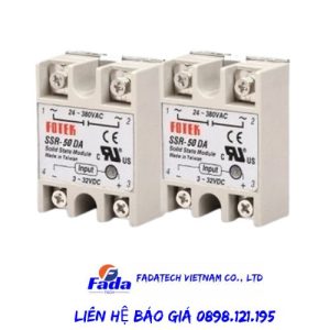 Relay bán dẫn FOTEK SSR-50DA chính hãng giá tốt, new 100% tại Fadatech Việt Nam