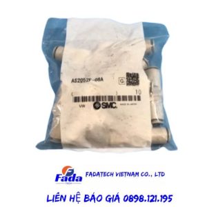 Van tiết lưu SMC AS2052F-08 chính hãng giá tốt, hàng có sẵn tại kho Fadatech Việt Nam