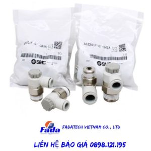 Van tiết lưu SMC AS2201F-01-04SA chính hãng giá tốt, hàng có sẵn tại kho Fadatech Việt Nam