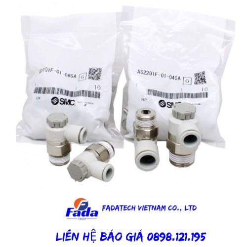 Van tiết lưu SMC AS2201F-01-04SA chính hãng giá tốt, hàng có sẵn tại kho Fadatech Việt Nam 4 AS2201F 01 04SA