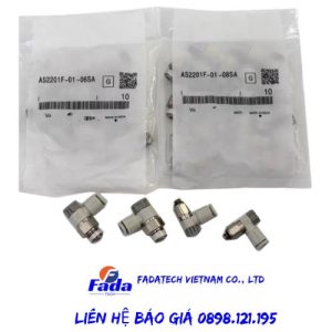 Van tiết lưu SMC AS2201F-01-08SA chính hãng giá tốt, hàng có sẵn tại kho Fadatech Việt Nam