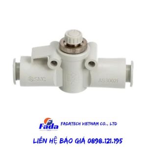 Van tiết lưu SMC AS3002F-10 chính hãng giá tốt, hàng có sẵn tại kho Fadatech Việt Nam