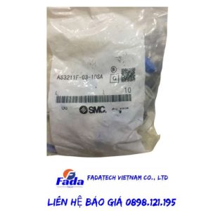 Van tiết lưu SMC AS3211F-03-10SA chính hãng giá tốt, hàng có sẵn tại kho Fadatech Việt Nam