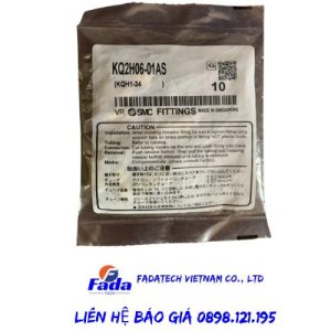 Đầu nối khí SMC KQ2H06-01AS chính hãng giá tốt, hàng có sẵn tại kho Fadatech Việt Nam