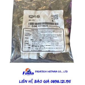 Đầu nối khí SMC KQ2H10-00A chính hãng giá tốt, hàng có sẵn tại kho Fadatech Việt Nam