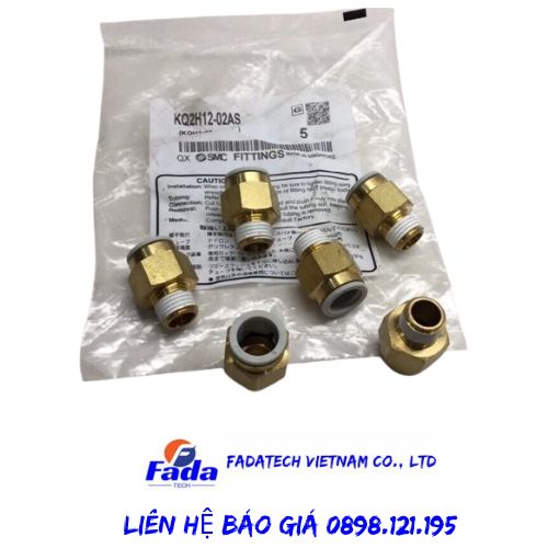 Đầu nối khí SMC KQ2H12-02AS chính hãng giá tốt, hàng có sẵn tại kho Fadatech Việt Nam 4 KQ2H12 02AS