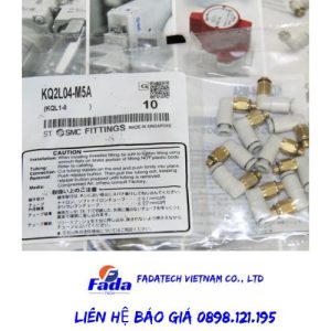 Đầu nối khí SMC KQ2L04-M5A chính hãng giá tốt, hàng có sẵn tại kho Fadatech Việt Nam