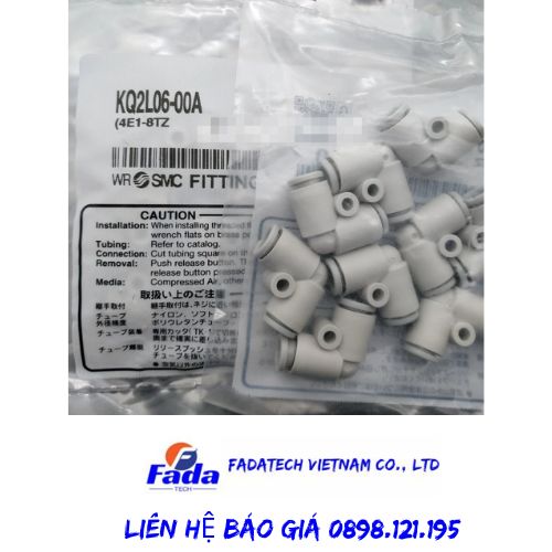 Đầu nối khí SMC KQ2L06-00A chính hãng giá tốt, hàng có sẵn tại kho Fadatech Việt Nam 4 KQ2L06 00A