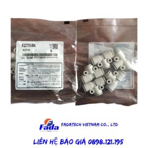 Đầu nối khí SMC KQ2T10-00A chính hãng giá tốt, hàng có sẵn tại kho Fadatech Việt Nam