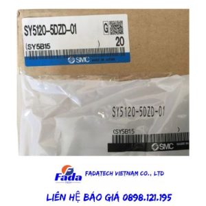 Van điện từ khí nén SMC SY5120-5DZD-01 chính hãng giá tốt, new 100% tại Fadatech Việt Nam