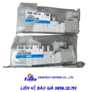 Van điện từ khí nén SMC SY5320-5DZD-C6 chính hãng giá tốt, new 100% tại Fadatech Việt Nam