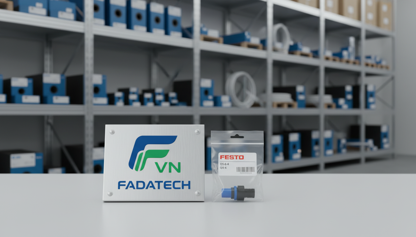 Đầu nối khí Festo QS-6-4 chính hãng giá tốt, new 100% tại Fadatech Việt Nam 9 QS 6 4 5