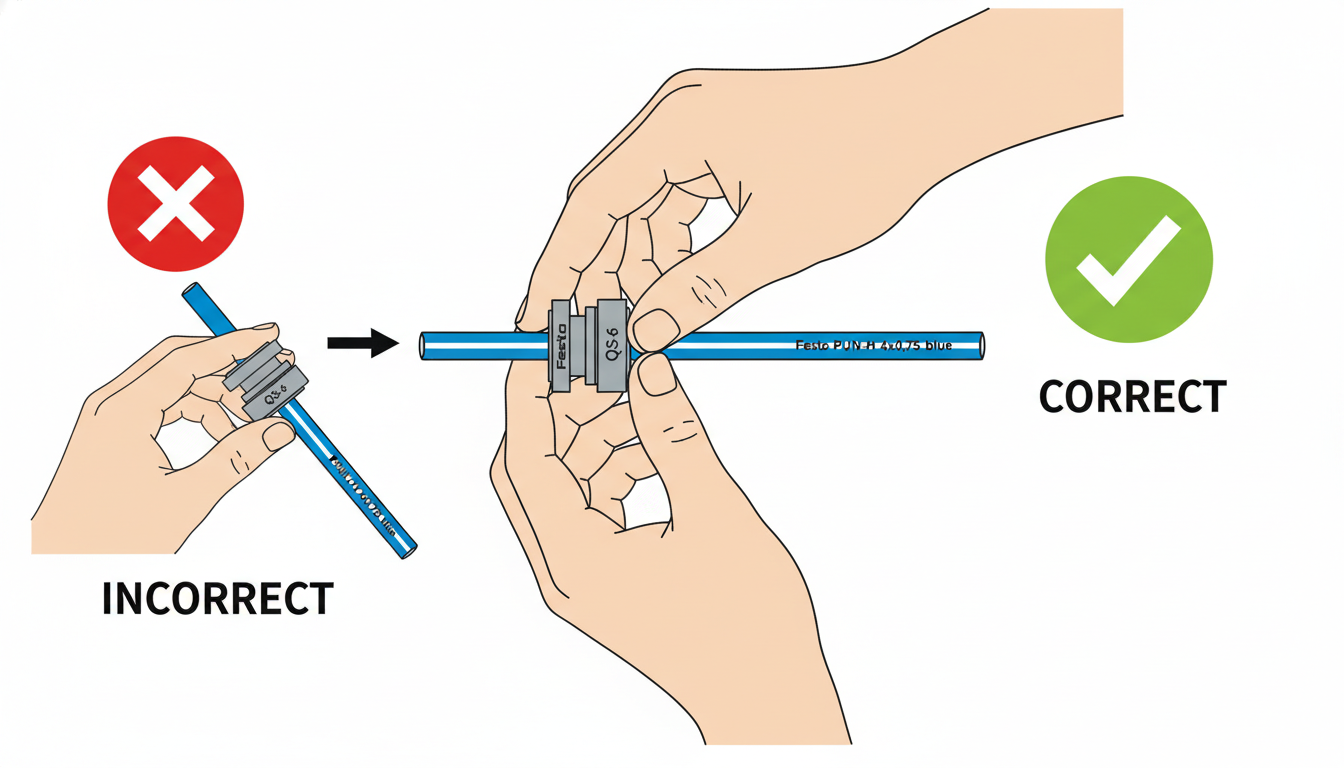 Đầu nối khí Festo QST-10 chính hãng giá tốt, new 100% tại Fadatech Việt Nam 8 QST 10 4