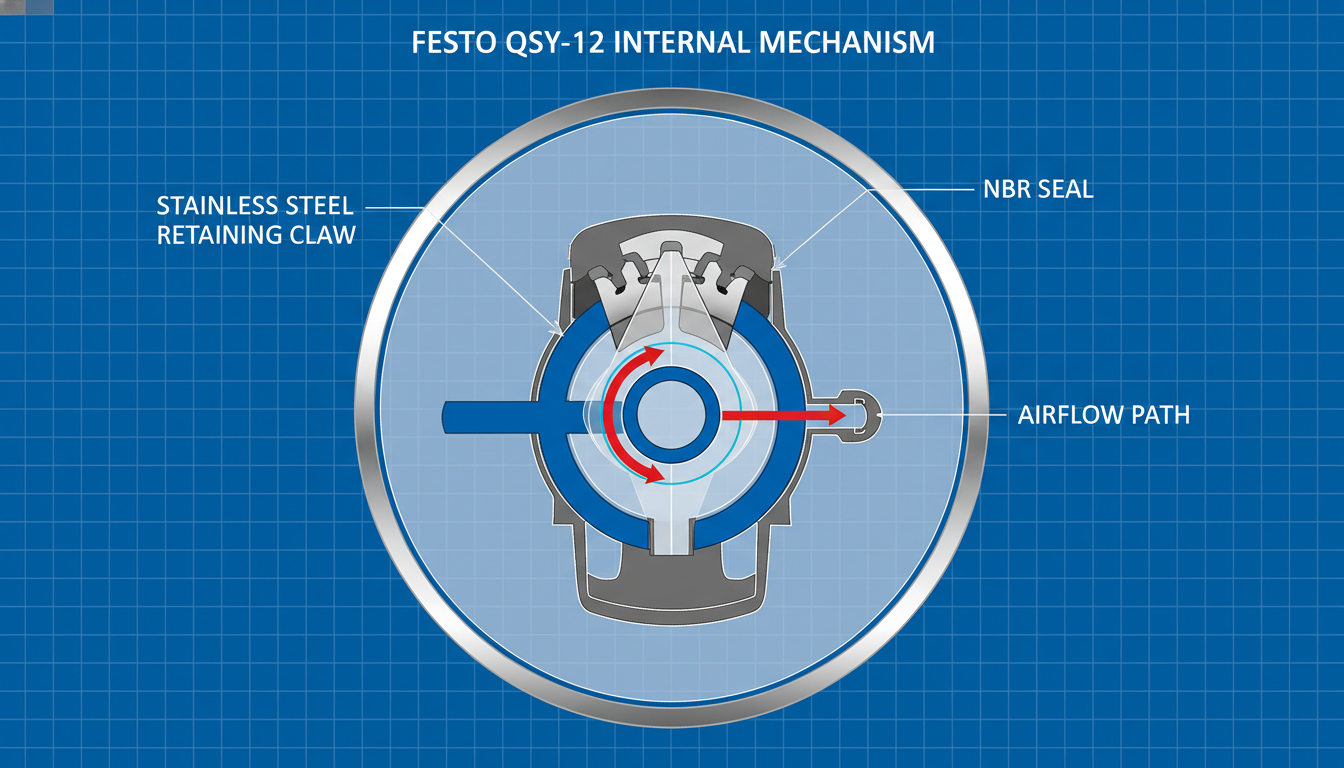 Đầu nối khí Festo QSY-12 chính hãng giá tốt, new 100% tại Fadatech Việt Nam 6 QSY 12 2