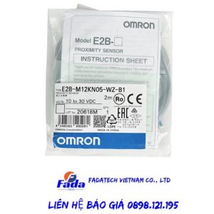 Cảm biến tiệm cận OMRON E2B-M12KN05-WZ-B1 chính hãng giá tốt, new 100% tại Fadatech Việt Nam