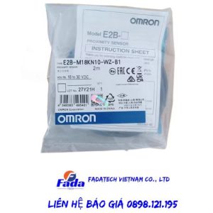 Tìm kiếm đại lý Omron Việt Nam uy tín? Fadatech là lựa chọn top 1 cho bạn 23 Cảm biến tiệm cận OMRON E2B-M18KN10-WZ-B1 chính hãng giá tốt, new 100% tại Fadatech Việt Nam