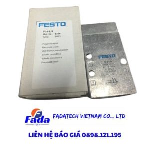 Van khí nén Festo VL-5-1/8 chính hãng giá tốt, new 100% tại Fadatech Việt Nam
