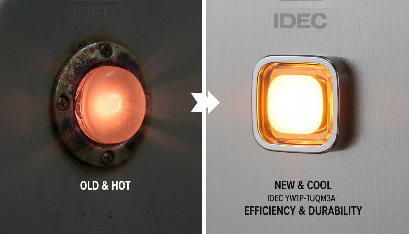 Đèn báo IDEC YW1P-1UQM3A chính hãng giá tốt, new 100% tại Fadatech Việt Nam 6 YW1P 1UQM3A 2