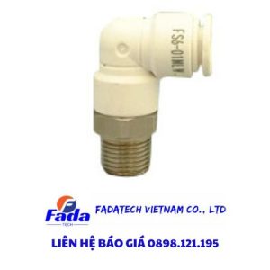 Đầu nối khí nén chữ L Chiyoda FS8-02ML chính hãng giá tốt, stock 100% tại Fadatech Việt Nam