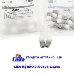 Bộ giảm thanh khí nén SMC AN10-01 chính hãng giá tốt, new 100% tại Fadatech Việt Nam