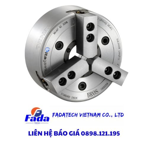 Mâm cặp thủy lực 3 chấu Kitagawa BR08 chính hãng giá tốt, new 100% tại Fadatech Việt Nam 3 BR08