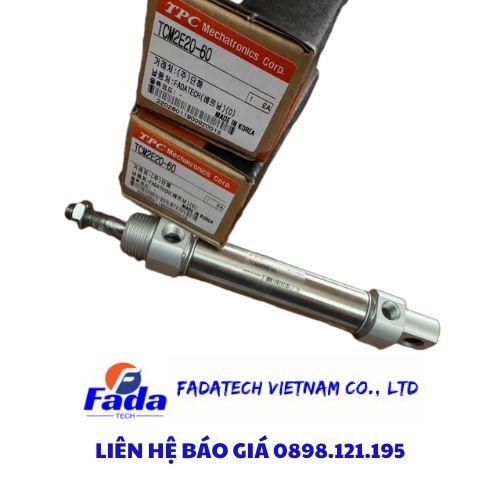 Xy lanh khí nén TPC TCM2E20-60 chính hãng, new 100% tại Fadatech Việt Nam 4 TCM2E20 60