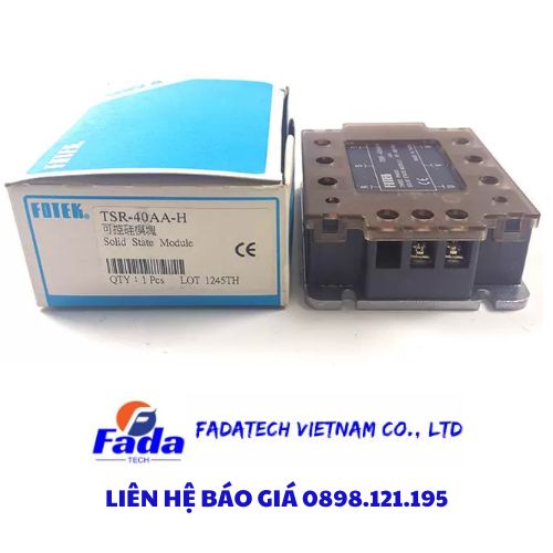Relay bán dẫn 3 pha FOTEK TSR-40AA-H chính hãng giá tốt, new 100% tại Fadatech Việt Nam 5 TSR 40AA H 1